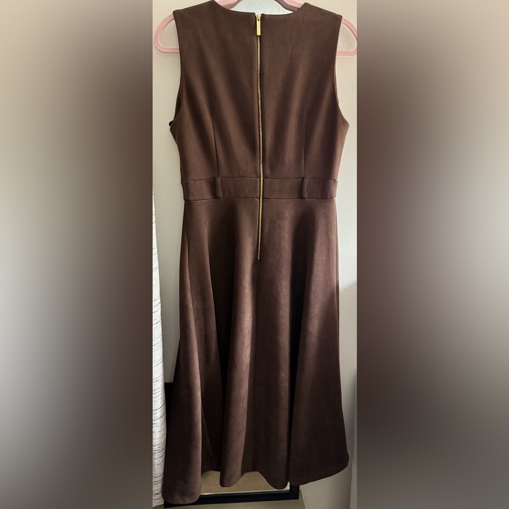 Calvin Klein Brown Suede Size 10 - Picture 3 of 4